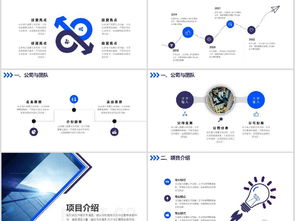 商業策劃書與創業計劃PPT模板 商務投資咨詢的得力助手